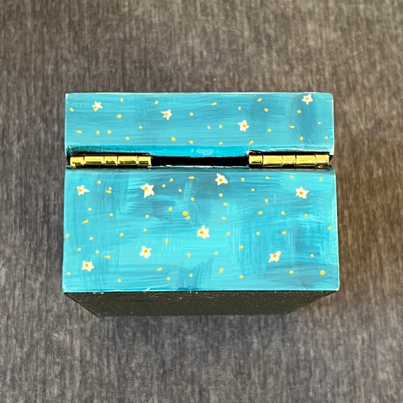 Vintage Erte Vincent Van Gogh "Cafe Terrace at Night" Trinket Jewelry Box - Picture 3 of 8